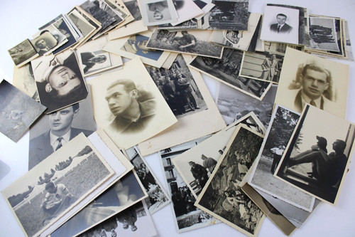 Lotto foto epoca uomini - foto,