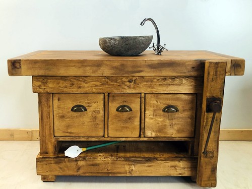 Mobile bagno stile falegname - mobile,