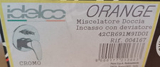 MISCELATORE DOCCIA ORANGE INCASSO CON DEVIATORE 42CR691M9IDOI CROMO