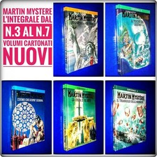 MARTIN MYSTERE L'INTEGRALE - 5 VOLUMI CARTONATI DAL N.3 AL N.7 - VOLUMI NUOVI -