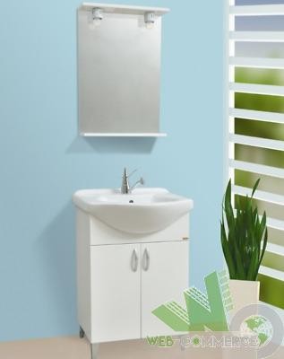 Mobile bagno bianco - 2, ante