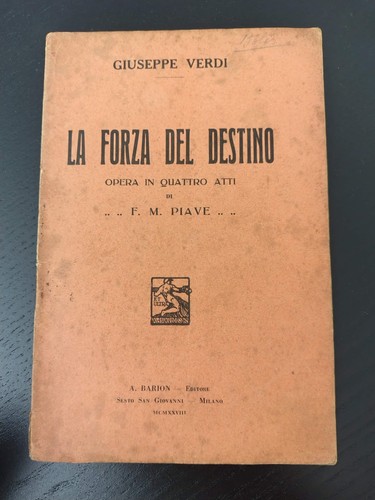 1928 forza del destino