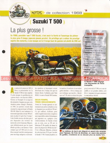 Suzuki t500 1968 500 joe - t500,
