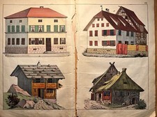 Antica litografia 1838 quadro
