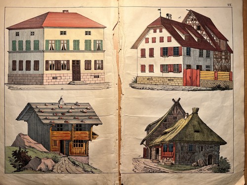 Antica litografia 1838 - , quadro