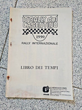 10° RALLY DEL CASENTINO  1990  Libro dei tempi  (Classifiche)