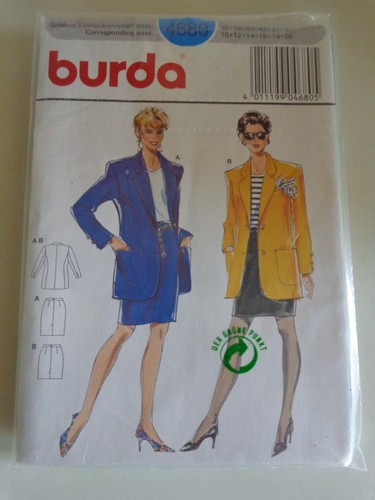 Patron burda 4680 pattern mode - patron,