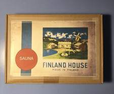 Oy Juho Jussila Finland House Sauna kit legno vintage Finlandia