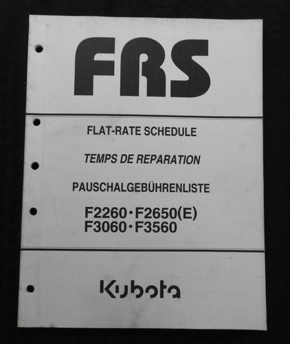 1997 2005 kubota f2260 - kubota,