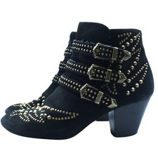 Ash Joyce Black Suede Gold