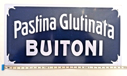 Tabella latta pubblicitaria - in,