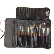 KIT 12 PENNELLI TRUCCO MAKE UP PROFESSIONALI ESTETISTA VISAGISTA CON ASTUCCIO 