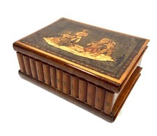 Antica scatola puzzle italiana