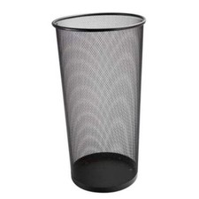 Portaombrelli da Esterno e Interno Cestino Porta Ombrelli a Rete in Metallo Nero