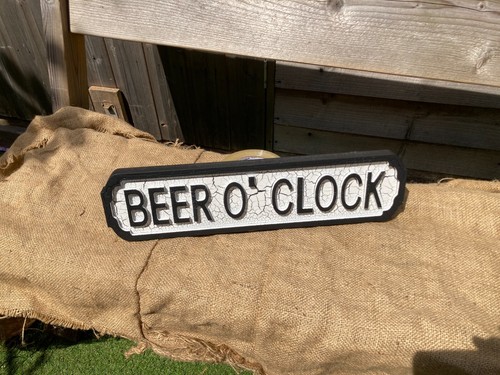 Orologio birra cartello - birra,