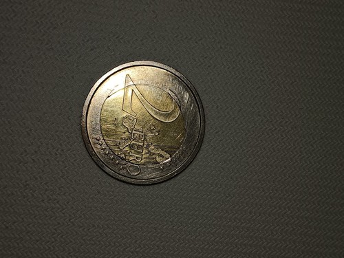 Moneta euro con errore di - moneta,