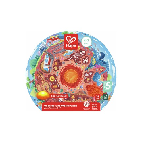 Hape underground puzzle del - hape,