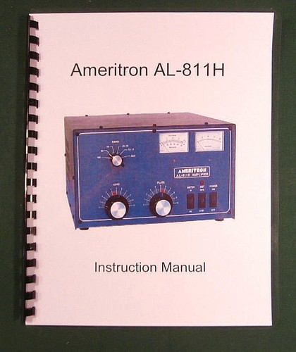 Ameritron 811h manuale - al-811h,