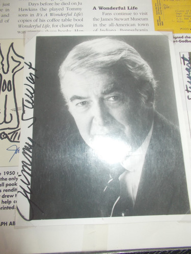 Jimmy stewart foto - stewart, firmata