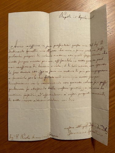 Antica lettera viaggiata - , da
