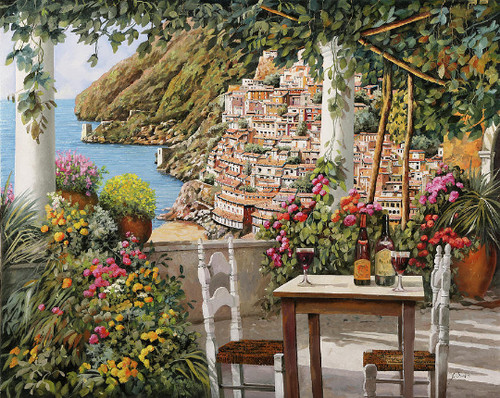 Cena vino positano italia - positano,