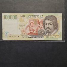 100mila Lire Caravaggio 2°- cartamoneta- anno 1995