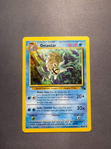 Pokémon tcg omastar - pokémon,