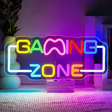 Gaming zone scritte - zone, neon