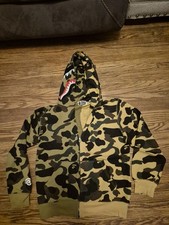 Felpa con cappuccio Bape Shark