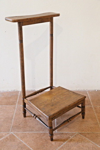 Antico inginocchiatoio legno - inginocchiatoio,