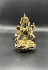 Statua Tara Buddha Bronzo Tibet