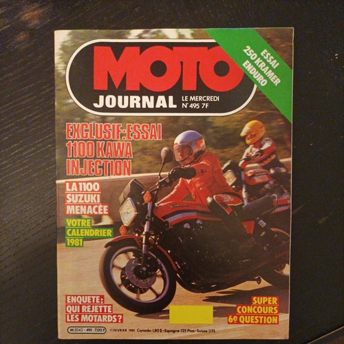 Moto journal 495 suzuki - moto,