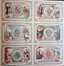 FIGURINE LIEBIG ED. BELGIO SANG. 414 MONOGRAMMI CAT 25