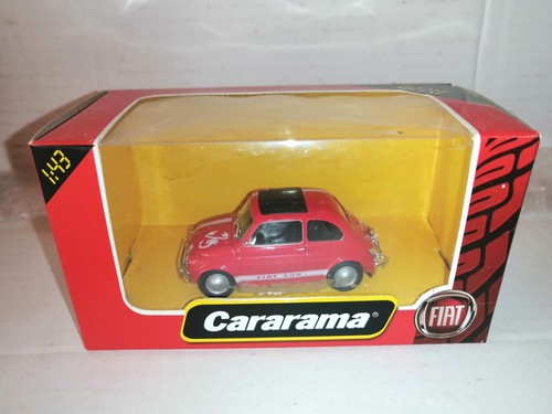 Fiat 500 rossa cararama - cararama, scala