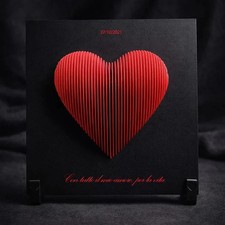 Quadro Cuore 3D Rosso San