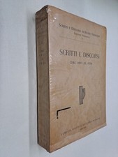 SCRITTI E DISCORSI V DAL 1925