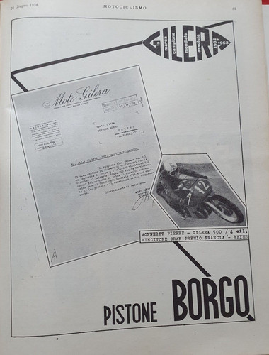 Gilera moto vince - moto, pistone