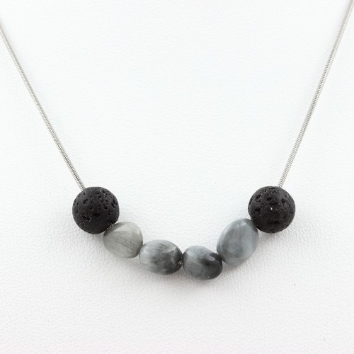Collana perle occhio - perle,