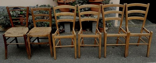Sedie rustiche impagliate l - impagliate,