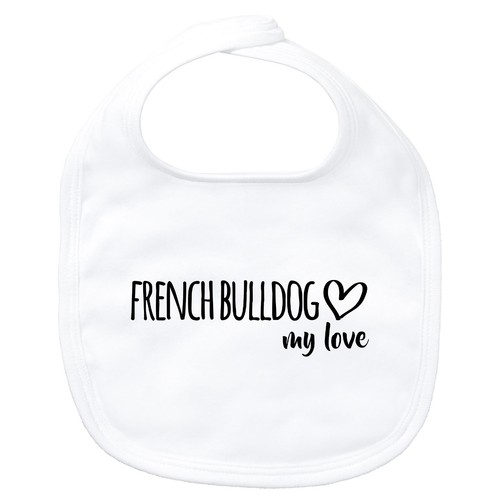 Bavaglino neonato bulldog