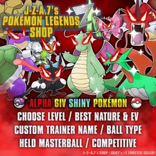 POKEMON LEGENDS ZA✨SHINY ALPHA POKEMON✨6IV + EV (ATK SPE) ✅ SCEGLI LVL ✅