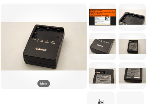 Caricabatterie originale canon - originale,
