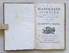 IL MANISCALCO ISTRUITO NELLA