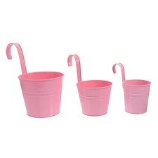  3pcs ferro secchio vasi da