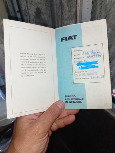 Fiat 124 servizio - fiat,
