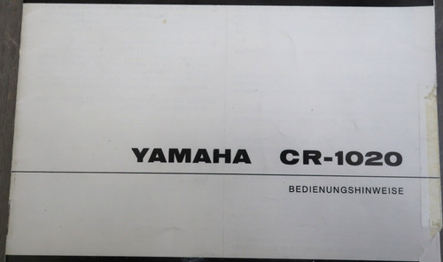 Yamaha 1020 orig dt - cr-1020,, orig.