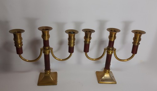 Coppia candelabri candelieri - coppia,