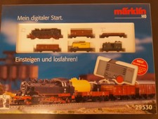 Trenino Marklin - superkit integrato 3 moduli. Doppia locomotiva.