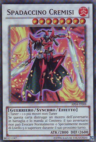 Spadaccino cremisi - yu-gi-oh!,