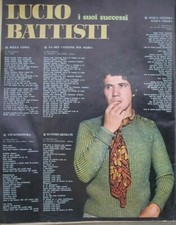 LUCIO BATTISTI COPERTINA BOLERO FILM 1969 CON TESTI UN'AVVENTURA BALLA LINDA 